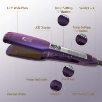 Liso Radiador de Cabello Profesional KIPOZI de Titanio Calentamiento Rápido - details 5