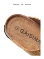 Zapatillas para hombre, zapatos informales de verano para la playa al aire libre, sandalias para caminar, cómodas, ligeras, de lujo, de diseñador, de cuero, a la moda - details 6