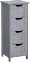 Armario de Baño Moderno Blanco 4 Cajones, 30 x 30 x 82 cm Ideal para Sala de Estar, Cocina, Comedor - details 28