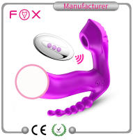 Vibrador de Mariposa FOX M6 para Aumentar la Intimidad Control Remoto Inalámbrico Calentamiento y Succión Juguete Sexual Premium para Adultos - details 0