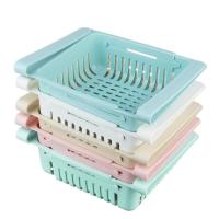 Caja de almacenamiento para refrigerador, compartimento telescópico, acabado multiusos, mantenimiento fresco, clasificación tipo tirador, cocina - details 0
