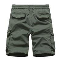 Pantalones Cargo de Algodón 100% Cintura Elástica, Múltiples Bolsillos, Estilo Táctico Militar para Hombres Moda de Verano - details 2