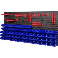 Sistema de Almacenamiento para Herramientas y Cajas Apilables Placas de Pared Extra Fuertes PAFEN Estante Vertical (Rojo/Negro) - details 8