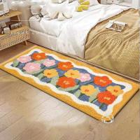 Alfombras suaves y bonitas para dormitorio de niños, alfombra de felpa corta para mesita de noche, alfombrillas antideslizantes para juegos de bebé, alfombrilla lavable para sala de estar - details 13