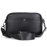 Bolso Cruzado de Hombro para Hombres Cuero PU Diseño a Cuadros Bolso Messenger de Negocios Casual - details 38