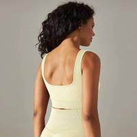 Sujetadores deportivos sin costuras para mujer, ropa interior a prueba de golpes para correr en el gimnasio, top corto, sujetador de yoga transpirable - details 28