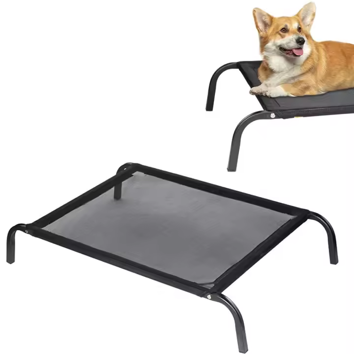 Camas de Camping lavables para mascotas, cama elevada extraíble impermeable para perros, cama de pie cómoda y transpirable para gatitos al aire libre - 1
