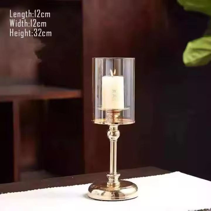 Vela Romántica para Cena Decoración de Boda Moderna Arte de Ornamentos para el Hogar - 1