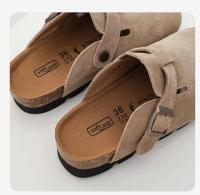 Nuevas pantuflas de corcho de suela gruesa para mujer. - details 2