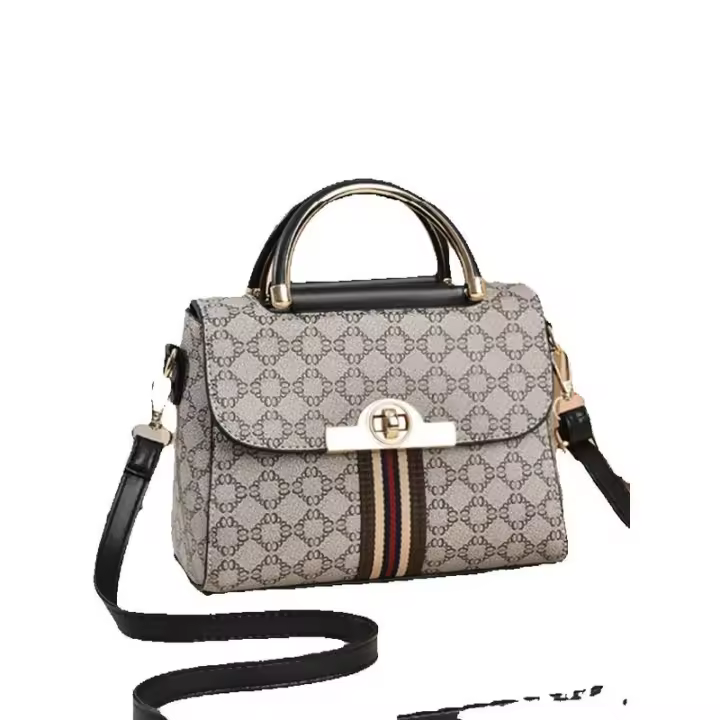 Mochila de Lujo Leten con Patrón Geométrico Paisley Bolso de Mano Elegante y Versátil - 1