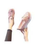 Zapatillas perezoso zapatos un pie estribo cuatro temporadas casual mujer zapatos 2025 nueva madre zapatos baja ayuda plana caminar zapatos - details 6