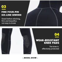 Traje de neopreno de 3mm para hombre, traje de buceo, caza subacuática, surf, cremallera frontal, pesca submarina, equipo Cálido impermeable - details 5