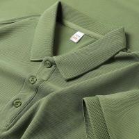 Polo de manga corta de moda informal, top de hombre de color sólido para comodidad de verano - details 4