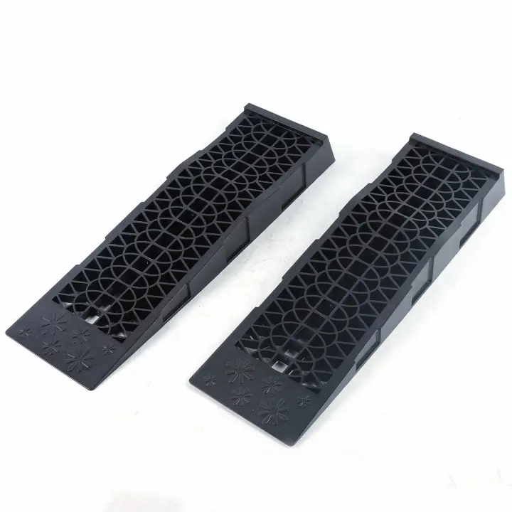 Rampas de elevación de plástico para coche, rueda ancha superestable y Extra ancha, 3 toneladas, 2 unidades - 1
