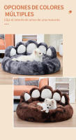 Acogedora y cómoda cama de perro con forma de pata para su amigo peludo esponjosa cama de perro estera del gato para dormir caliente espesado - details 5
