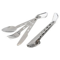 Set de Cuchillo de Acero Inoxidable Ultra Ligero 3Pcs para uso Doméstico Viaje Camping Picnic Juego de Cubiertos - details 5