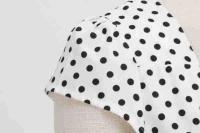 X Vestido acampanado con estampado de lunares y manga cuadrada elegante de verano para mujer - details 20