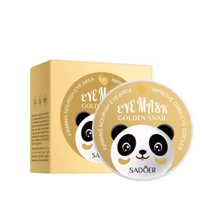 Máscara para los ojos De Colágeno, mascarilla transpirable, hialurónico contra las ojeras, elimina arrugas, Antiarrugas, 60Piezas - 1