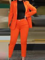 Conjunto de Pantalón de Dos Piezas para Mujer Moda de Primavera-Otoño Viste a Juego de Cardigan Top Pencil Pants - details 2