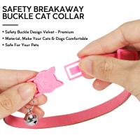 Collar ajustable Bling con campana para gato, collares de lujo para perros y gatos pequeños con funda para Apple Airtag, accesorios para gatos - details 1