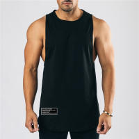 Camiseta de algodón sin mangas para hombre, camiseta sin mangas para gimnasio, culturismo, entrenamiento, Fitness muscular, chaleco que absorbe la humedad, gran oferta, Verano - details 1