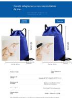 Mochila con cordón, bolsa, gran capacidad, deportes, impermeable - details 2
