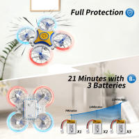 Mini Drone para Niños S7 MAX HD Lámpara Quadcopter aire libre clítoris control remoto avión juguetes - details 4