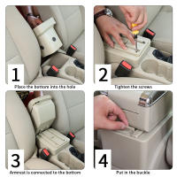 Caja de almacenamiento de reposabrazos para Suzuki Vitara, soporte para taza de agua, accesorios de modificación Interior - details 4