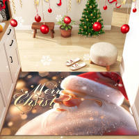 Alfombras de Navidad,Navidad Antideslizante Felpudo, Decoración de Navidad,Absorbente, Alfombrillas Decorativas para el Salón el Baño la Cocina, Welcome Felpudo de Puerta - details 9