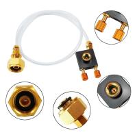 Adaptador de acoplamiento de cilindro de gas plano de propano de repuesto para estufa de camping al aire libre, inflado con válvula de alivio de presión - details 7