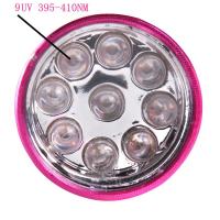 Lámpara de uñas UV 9 LED, secador profesional de esmalte de Gel de curado, Linterna de mano, herramientas profesionales de arte de uñas, Rosa - details 3