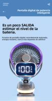Ventilador USB Portátil con Luz Nocturna Rotación de 360°, 3 Velocidades, Silencioso y Ahorro Energético para Cama/Escritorio/Pared - details 9
