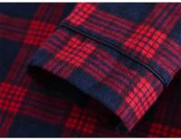Trajes de casa para hombre, pantalones de manga larga, trajes para Otoño e Invierno, Pijamas para hombre, pijamas de franela con diseño a cuadros para hombre - details 16