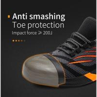Zapatos de seguridad para el trabajo para hombre, zapatillas de trabajo antipinchazos, zapatos de trabajo indestructibles para hombre, botas ligeras para hombre, botas de seguridad - details 8