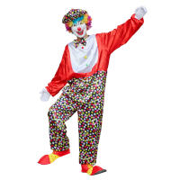 Disfraz de payaso adulto para hombre, disfraz de Halloween, mascarada, circo, estilo de terror, ropa de actuación de fiesta divertida - details 0