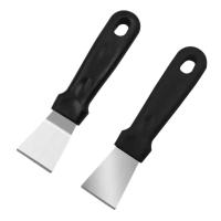 Herramienta de Limpieza de Parrilla BBQ al Aire Libre Pala de Metal Pequeña para Limpieza de Parrilla Paquete de 2 - details 0
