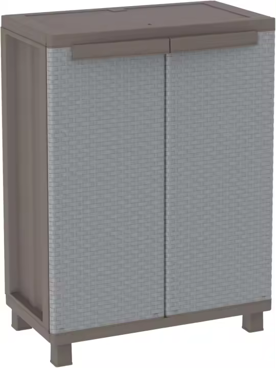 Armario de 2 puertas con 1 estante interior. 68X37,5X91,5cm - 1