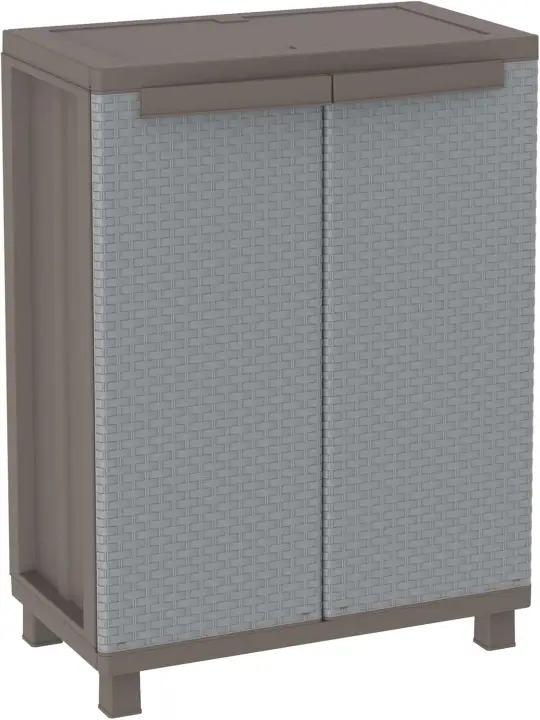 Armario de 2 puertas con 1 estante interior. 68X37,5X91,5cm - 1