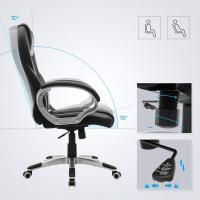 Giratoria Oficina, Estudio, Ergonómica, PU, ​​con Ruedas, Negro, 76x66x32 - details 1