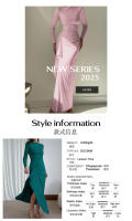 Vestido largo de manga corta estilo chica caliente ropa de mujer Otoño Invierno - details 4