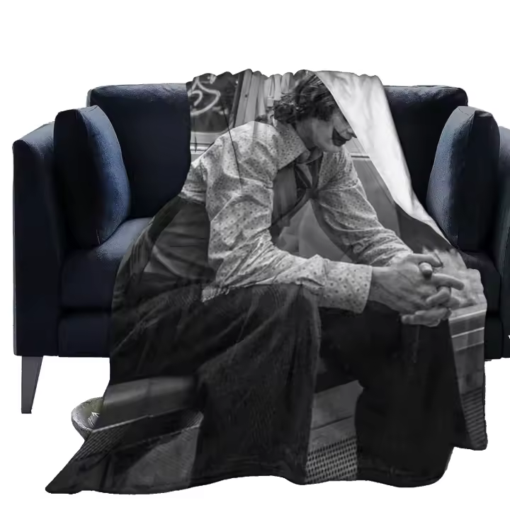 Manta de Francisco Joaquín Phoenix Ultra Suave de Franela 3D Impresión Peluche Mantenido para Decoración de Cama en Vivienda Sala de Estar y Dormitorio Tamaños Variados Estilo de Terciopelo - 1
