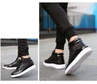 Zapatillas Retro de buena calidad para hombre, zapatos dorados de tendencia a la moda con cierre de cordones, forro de malla para temporada de otoño - details 14