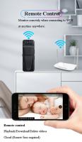 Cámara de seguridad A8, grabadora de vídeo Digital HD con WiFi, visión nocturna de 180 grados, detección de movimiento, Mini videocámaras - details 2