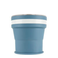 Taza plegable retráctil de silicona portátil - details 3