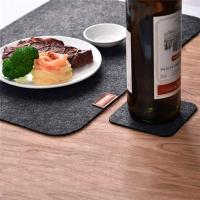 Tapete lavable para mesa de comedor, posavasos de fieltro aislante, Mantel Individual para cubiertos, bolsas de almacenamiento, alfombrilla antideslizante, almohadilla para vajilla, 3 unidades por juego - details 4