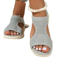 Sandalias deportivas para mujer Zapatos textiles con punta expuesta Tallas grandes Primavera Verano 43 42 41 40 39 - details 5