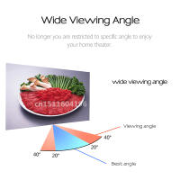 Pantalla antiluz para colgar en la pared, proyector ALR 4K de 60, 100 y 120 pulgadas, con tejido reflectante - details 2
