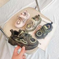 Nuevos tacones altos, zapatos deportivos rosas para niñas, marca de bajo precio con cordones para el regreso a la escuela para niños - details 1