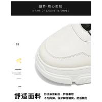 Zapatos informales de otoño para hombre, zapatillas de deporte de cuero para hombre, cómodos y suaves zapatos de tabla de Wark para hombre, zapatos de plataforma para hombre Кроссо ти... - details 6