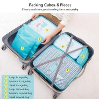 Bolsas organizadoras para maletas, 6 piezas, impermeables, incluye cubos de embalaje, 3 bolsas de compresión - details 3